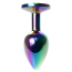 Анальная пробка с радужным кристаллом Exclusivity Jewellery Multicolour Plug, радужнная - Фото №5