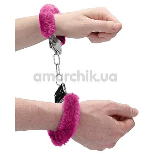 Наручники Ouch! Beginner's Furry Handcuffs, розовые