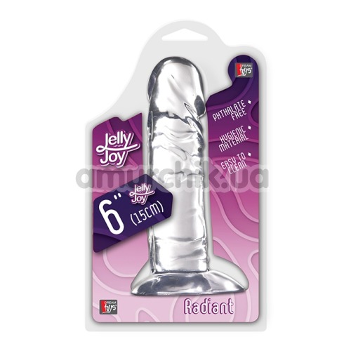 Фаллоимитатор Jelly Joy Radiant Butt Plug, прозрачный