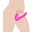 Безременевий страпон з вібрацією Strap U Evoke Super Charged, рожевий - Фото №6