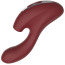 Симулятор орального секса для женщин с вибрацией Kissen Nymph, бордовый - Фото №5