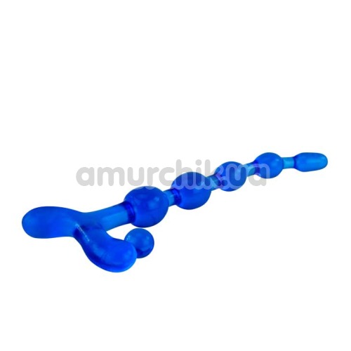 Анальний стимулятор Bendy Twist 22.5 см, синій