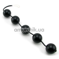 Анально-вагинальные шарики Power Balls, черные - Фото №1