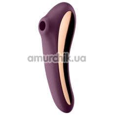 Симулятор орального секса для женщин с вибрацией Satisfyer Dual Kiss, фиолетовый - Фото №1
