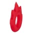 Эрекционное кольцо Fun Factory Flame, красное - Фото №2