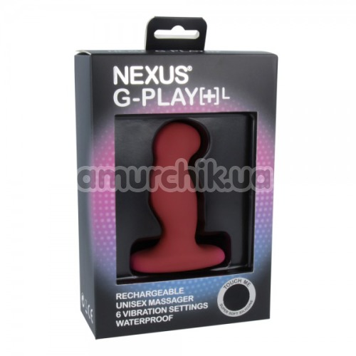 Вібростимулятор простати для чоловіків Nexus G-Play Plus Large, червоний