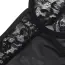 Боди с подвязками Star Night Mesh & Lace Garter Teddy, черное - Фото №12