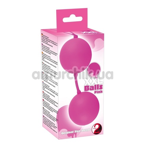 Вагинальные шарики XXL Balls, розовые