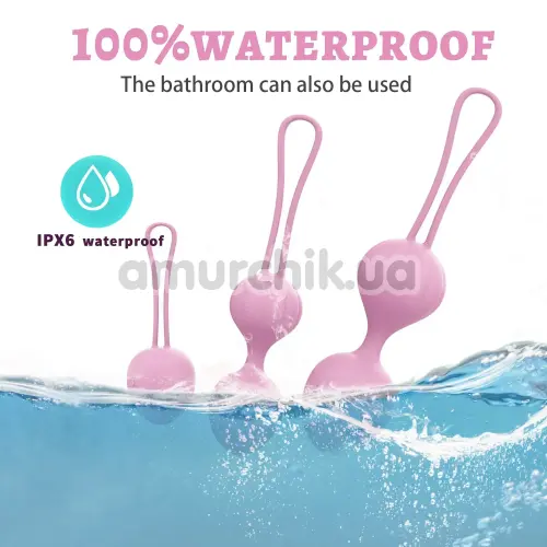 Набір вагінальних кульок Odeco Every Night Toys Wendy, рожевий