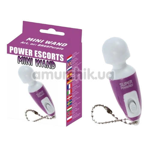 Клиторальный вибратор Power Escorts Mini Wand, фиолетовый