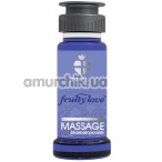 Массажный лосьон Fruity Love Massage с согревающим эффектом - черника-кассис, 50 мл - Фото №1