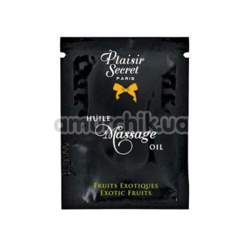 Массажное масло Plaisirs Secrets Paris Huile Massage Oil Exotic Fruits - экзотические фрукты, 3 мл