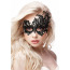 Маска Ouch! Black & White Lace Eye-Mask Royal, черная - Фото №3