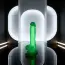 Фаллоимитатор Alume Realistic Silicone Dildo Glow in Dark, зеленый - Фото №4
