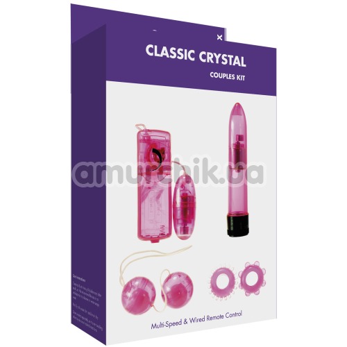 Набор из 5 предметов Kinx Classic Crystal Couples Kit, розовый