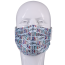 Маска на лицо DJ Reversible & Adjustable Face Mask, голубо-чёрная - Фото №2