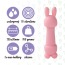 Клиторальный вибратор FeelzToys Mister Bunny, розовый - Фото №2