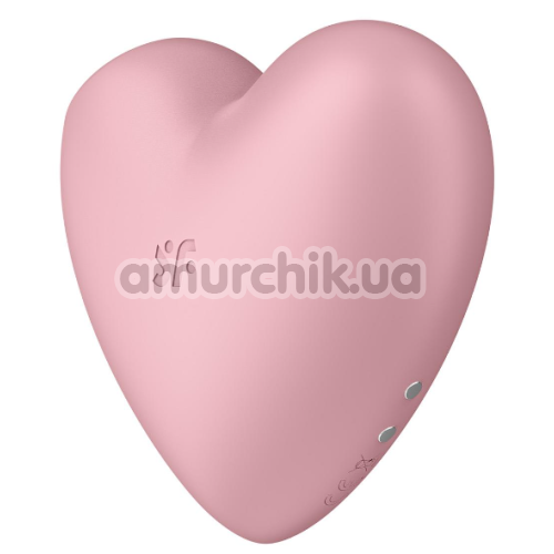Симулятор орального секса для женщин с вибрацией Satisfyer Cutie Heart, розовый
