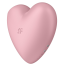 Симулятор орального секса для женщин с вибрацией Satisfyer Cutie Heart, розовый - Фото №4