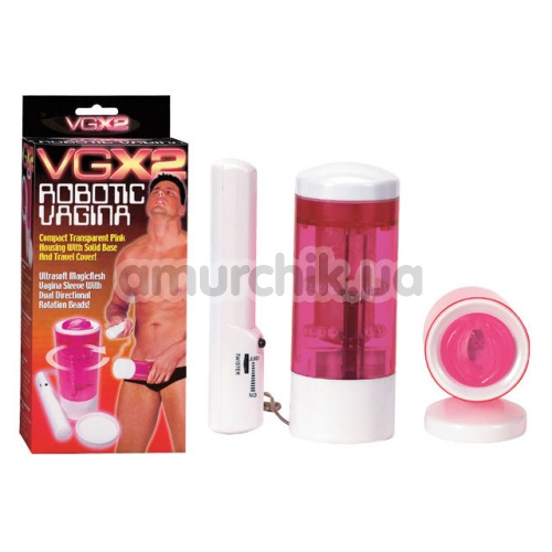 Искусственная вагина VGX2 Robotic Vagina, розовая