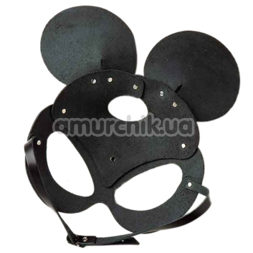 Маска Мышки DS Fetish Leather Mickey Mouse, черная