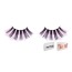 Ресницы Pink-Black Glitter Eyelashes (модель 519) - Фото №2