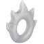Эрекционное кольцо Fun Factory Flame, серебряное - Фото №2