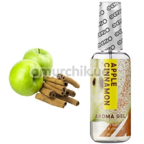 Оральный лубрикант EGZO Aroma Gel Apple Cinnamon - яблоко с корицей, 50 мл