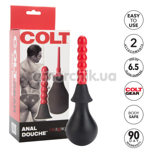 Інтимний душ Colt Anal Douche, червоно-чорний
