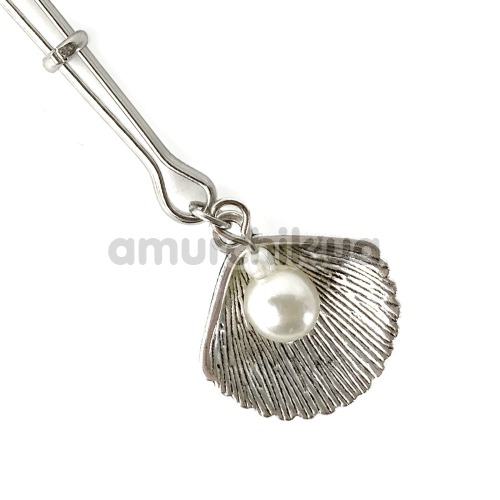 Зажим для клитора Art of Sex Clit Clamp Silver Pearl, серебряный
