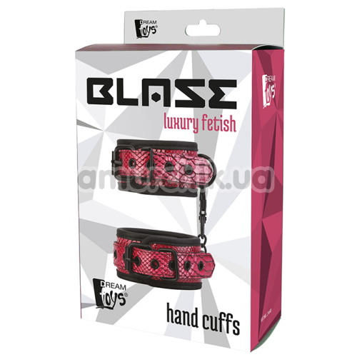 Фиксаторы для рук Blaze Luxury Fetish Hand Cuffs, розовые