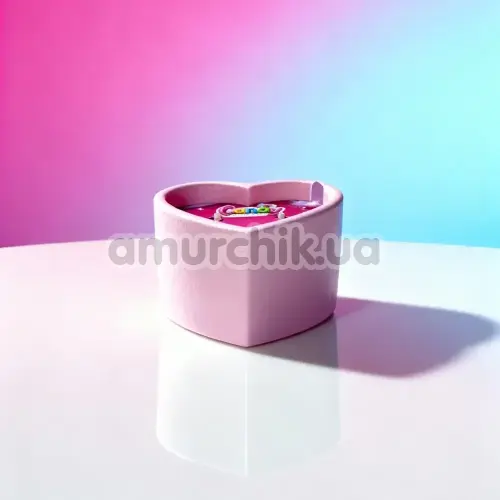Свеча для массажа Candy Heart Bubble Gum - жвачка, 70 мл