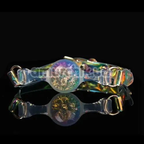 Кляп Univibe Crystal Gag L, різнокольоровий