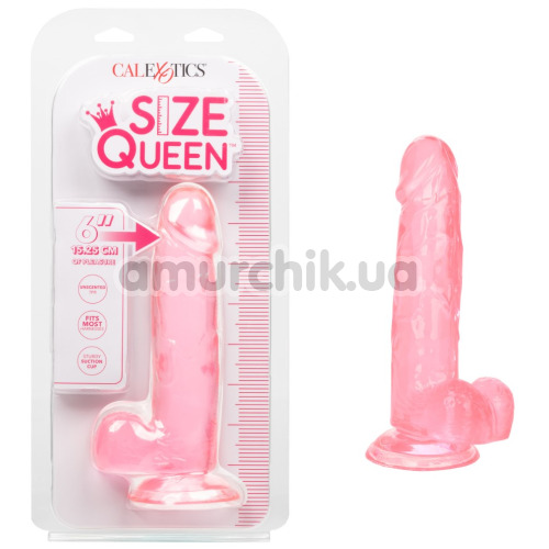 Фаллоимитатор Size Queen Dong 6, розовый
