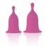 Набор из 2 менструальных чаш Rianne S Femcare, розовые - Фото №2