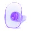 Анальна пробка Basix Rubber Works Mini Butt Plug, фіолетова - Фото №3