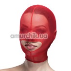 Маска Feral Feelings Hood Mask - открытый рот, красная - Фото №1