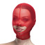 Маска Feral Feelings Hood Mask - открытый рот, красная - Фото №1