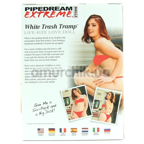 Секс-кукла Pipedream Extreme White Trash Tramp