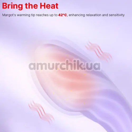 Вибратор для точки G с подогревом Svakom Margot, фиолетовый