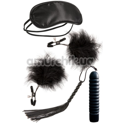 Набор из 4 предметов Guilty Pleasure Vibrator Gift Set, чёрный - Фото №1
