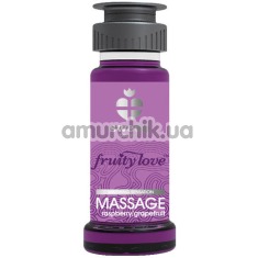 Масажний лосьйон Fruity Love Massage з зігрівальним ефектом - малина-грейпфрут, 50 мл - Фото №1