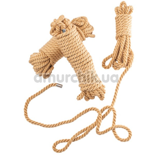 Веревка Guilty Pleasure Premium Collection Bondage Rope 10m, телесная