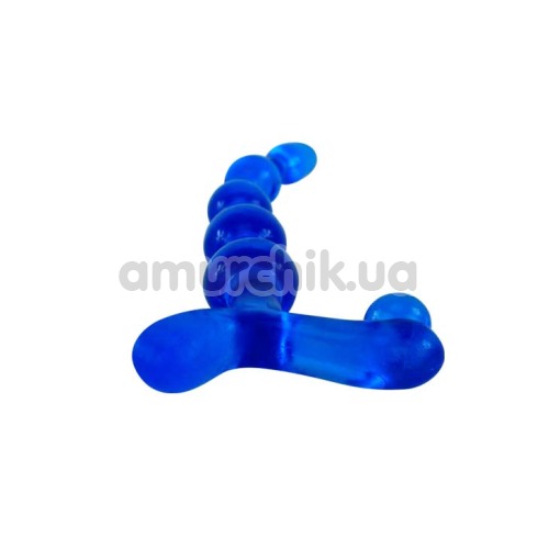 Анальний стимулятор Bendy Twist 22.5 см, синій