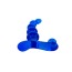 Анальный стимулятор Bendy Twist 22.5 см, синий - Фото №6