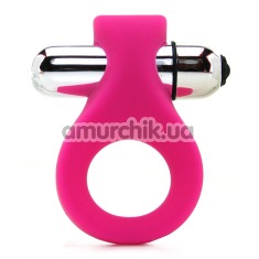 Виброкольцо Embrace Lovers Ring, розовое - Фото №1