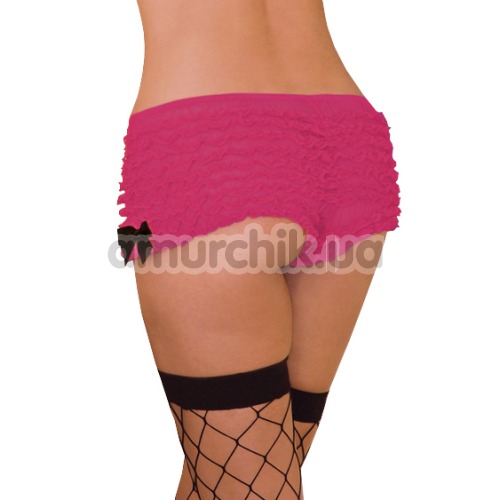 Трусики-шортики женские Ruffle Bootyshort розовые (модель EL433)
