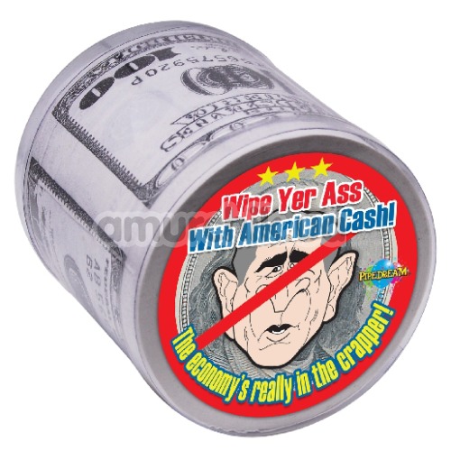Туалетний папір - прикол Wipe Your Ass With American Cash - Фото №1