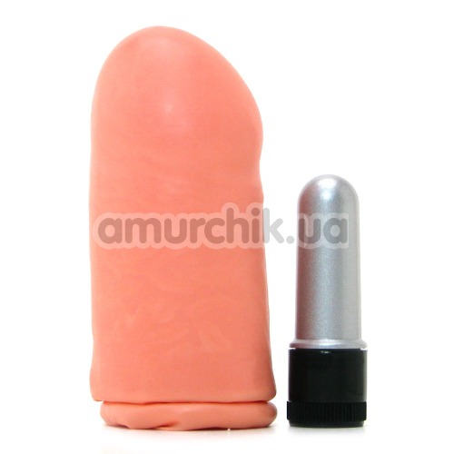 Насадка на пенис World's Best Vibrating Penis Enhancer, телесная