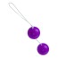 Вагинальные шарики Twins Ball, фиолетовые - Фото №2